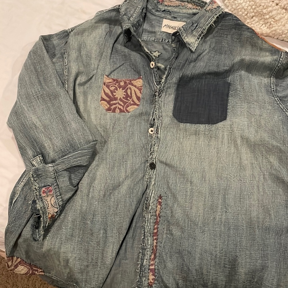 Magnolia pearl Woodstock button up Jean
